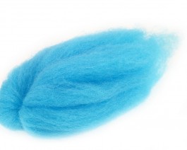 Trilobal Superfine Wing Hair, Fluo Light Blue